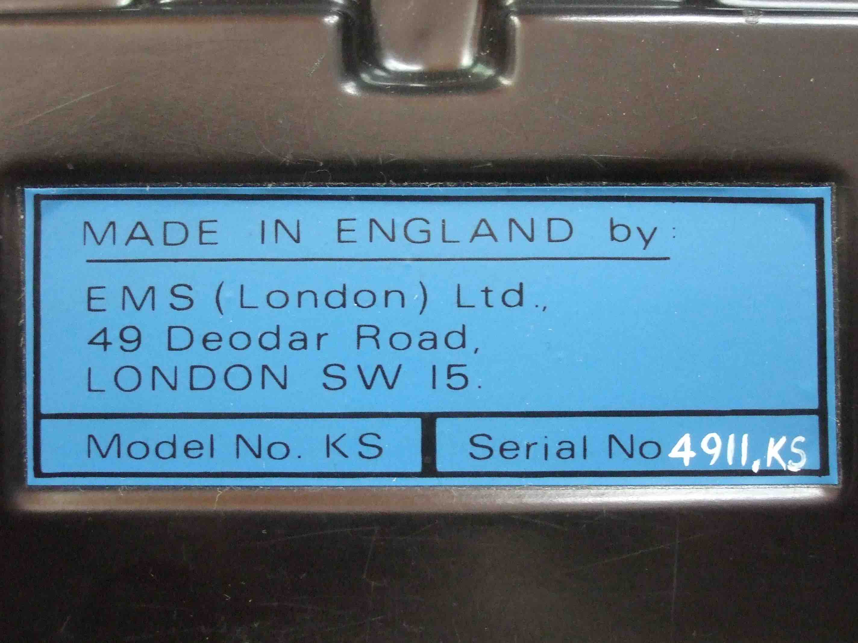 KS Serial Number